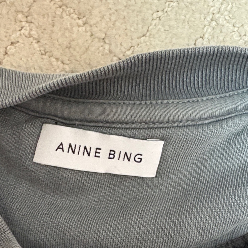 Anine bing Gray Crewneck Sweater - Picture 2 of 2